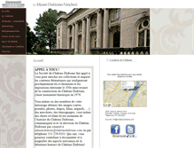 Tablet Screenshot of chateaudufresne.com